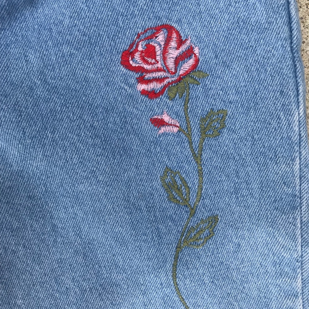 Vintage Jeans Vintage Embroidered Jeans Blue Jeans Mujer - Picture 3 of 12